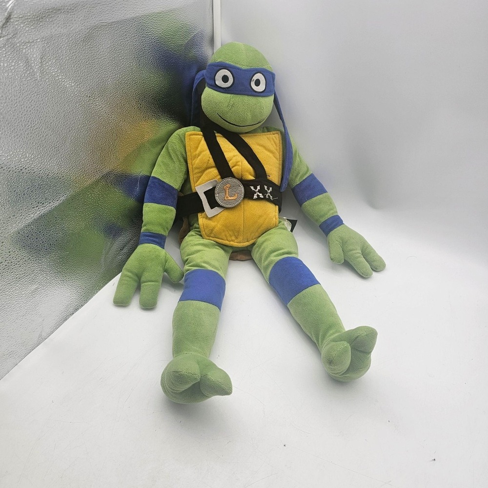 Teenage Mutant Ninja Turtles Leonardo Plush Stuffed Toy Large Green Mayhem
